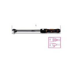 Beta - Chiave dinamometrica a scatto con cricchetto 3/8' 666n/10 - 20-100 Nm