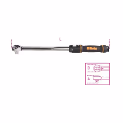 UNI EN 26789 ISO 6789 Nm 40÷200 Kgfm 4÷20 Lbf.in 30÷150 1/2 Chiave dinamometrica a scatto per serraggi destrorsi La chiave di ...