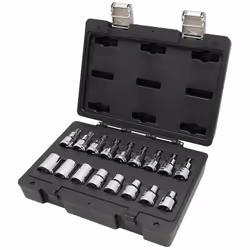 CASSETTA CON 17 CHIAVI A BUSSOLA TORX MASCHIO E FEMMINA – BETA 923E-FTX/C17 Questo set di chiavi a bussola Torx Beta, modello ...