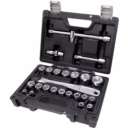 Valigetta Porta bussole Beta 923E C25, assortimento di 20 chiavi a bussola esagonali e 5 accessori, in cassetta di plastica. ...