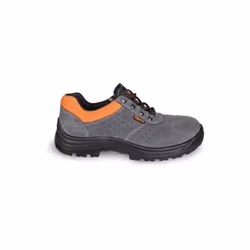 Scarpe basse in pelle scamosciata traforata Tomaia Pelle scamosciata traforata Suola Poliuretano bidensità Puntale Acciaio, r ...