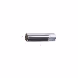La chiave a bussola per candele d'accensione 3/8" Beta 956F è un utensile manuale studiato appositamente per un utilizzo su c ...
