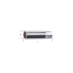 956F Chiave a bussola per candele d'accensione 3/8' - 18,8 mm - Beta