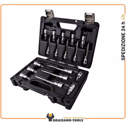 Beta - Assortimento Di 18 Chiavi a Bussola Per Viti Con Impronta Torx In Cassetta Di Plastica easy 923E-TX/C18