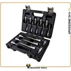 Beta - Assortimento Di 18 Chiavi a Bussola Per Viti Con Impronta Torx In Cassetta Di Plastica easy 923E-TX/C18