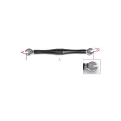 Beta - Chiave tiraraggi doppia per Shimano 4,3 x 4,4mm 3962SH