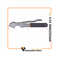Adatto anche per bici a scatto fisso • Compatibile fino a cassette da 11 velocità • Manico in 2PVC • Adatta anche per ruote a ...