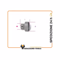 • Idoneo per Shimano® BBR60 (Ultegra® 11 velocità) Il quadro da 1/2 pollice e l'esagono da 24 mm garantiscono soluzioni diver ...