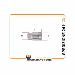 • Idoneo per Shimano e ISIS Il quadro da 1/2 pollice e l'esagono da 24 mm garantiscono soluzioni diverse per l'utilizzo Ø mm ...