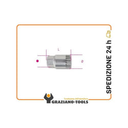 Beta - Chiave a bussola estrattore per movimento centrale a 20 tacche con perno centrale nichelata art 3973/4