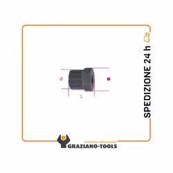 Ø mm 22,8 L mm 26 esagono mm 24