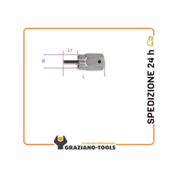 Ø mm 23,5 L mm 65 L1 mm 25 L2 mm 10 esagono mm 24