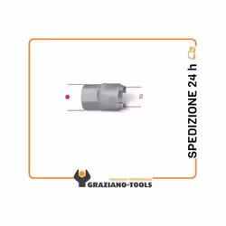 • Per ruote SunTour Il quadro da 1/2 pollice e l'esagono da 24 mm garantiscono soluzioni diverse per l'utilizzo Ø mm 19,5 L m ...