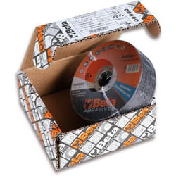 Beta - 11046 1.6 Mole Abrasive da Taglio per Acciaio e Inox, Mole per Smerigliatrice, Diametro 125 mm, Spessore 1.6 mm, Foro da 22.23 mm
