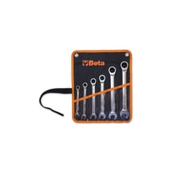 Beta - 141/B9 Serie chiavi combinate dritte con cricchetto 9 Pz.