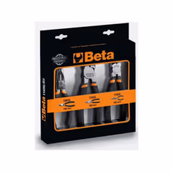 Beta 1169G/D3 è un assortimento di 1 pinza universale, 1 pinza becchi mezzotondi lunghi e 1 tronchese.Questi accessori sono d ...