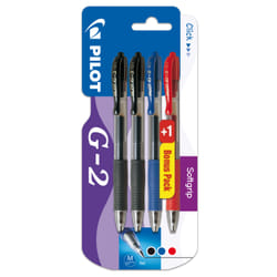 Pilot Penne inchiostro gel 3+1 pezzi nero, rosso e blu