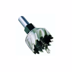 in acciaio HSS. Per forare lamiere fino a 5 mm di spessore. Applicabile a trapani a mano e a colonna. Attacco 10 mm Diametro  ...