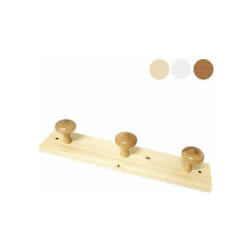 Calder Appendiabiti Legno Posti 2 Bianco