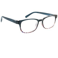 Foster Grant P159450125Z occhiali di moda Unisex Rettangolo Montatura piena Blu