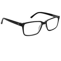 Foster Grant P159440120Z occhiali di moda Unisex Rettangolo Montatura piena Nero