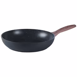 Sambonet 51034-28, Rotondo, Wok/padella per cottura al salto, Nero, Alluminio, Alluminio, 3 L