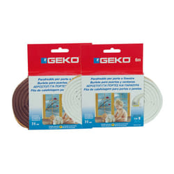 Parafreddo in gomma profilo p - mm.9h. rotolo da mt.6 colore bianco