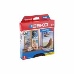 Guarnizione in PVC espanso profilo-I marrone 3x9mm, lunghezza 6M GEKO riferimento 1200/9Facile da installare, la guarnizione ...