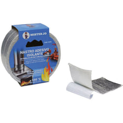 3M - Nastro adesivo isolante in fibra di vetro + alluminio alte temperature - mm.50 x 3 mt.