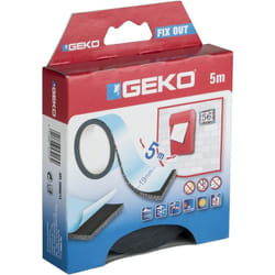 Geko - nastro biadesivo schiuma per esterno mm 19 x 5 m