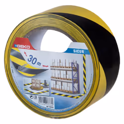 GEKO Sicur è un nastro segnaletico adesivo in pvc di alto spessore, utilizzato per svariati tipi di segnalaziono. Nel settore ...