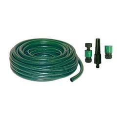 Tubo Per Irrigazione Retinato 1/2' In Pvc Lunghezza 15 Mt.+kit Raccordi/Lancia