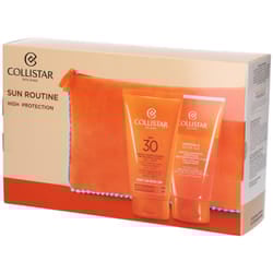 Collistar Cofanetto Crema Abbronzante Protezione Ultra SPF30 + Doccia-Shampoo Doposole Idratante Restitutivo con Beauty-Bag in Omaggio 1 pz Set