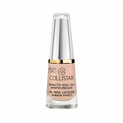 Collistar Smalto Agli Oli Effetto Specchio 304 Nudo Puro 6ml, 6 ml, Nude, Pure Nude, Cura, Colorante, Lucida, Bottiglia