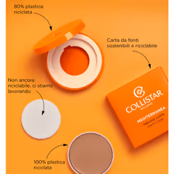 Collistar Mediterranea - fondotinta compato solare SPF 15 Refill 01 Elba - Vista aggiuntiva 4