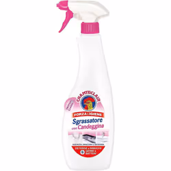 Chanteclair Sgrassatore con Candeggina - Sgrassa, igienizza e deodora a fondo tutte le superfici lavabili, in particolare di ...
