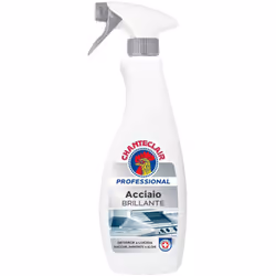 - Sgrassatore  - Marca Chanteclair - Linea Professional - Acciaio brillante - Protegge e lucida - Prodotto spray - Contenuto  ...