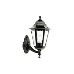 Fraschetti - Lanterna alluminio minerva con braccio 22x22x38h illuminazione esterno lampione