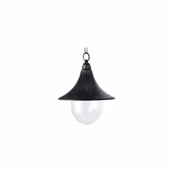 LATERNA CIGNO GALATEA CON CATENA LANTERNE ILLUMINAZIONE GIARDINO cm.26xH36 In alluminio pressofuso nero finitura anticata, sc ...