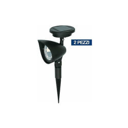 Fraschetti - 2 pz lampada solare con crepuscolare a led illuminazione viale giardino 31232/2