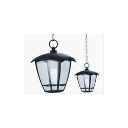 Fraschetti - Lampada a catena da esterno e27 lanterna selene alluminio
