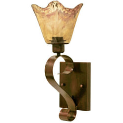 Fraschetti - Lampada a parete da interno lampedusa lanterna applique bronzo
