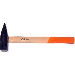 Martelli tedesco Brixo manico legno Con testa quadra e penna simmetrica, manico in legno sagomato e verniciato