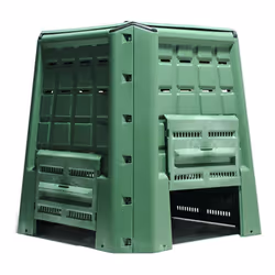 Compostiera da giardino ecobox fast 380 litri colore verde - Vista aggiuntiva 2