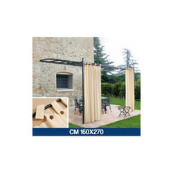 Tenda da sole con bretelle per gazebo 52% pol CM160X270 colore beige