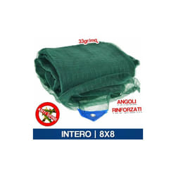 Telo rete raccolta olive antispina occhiellato rinforzato c/s spacco 34674V intero mt 8X8 (34675)