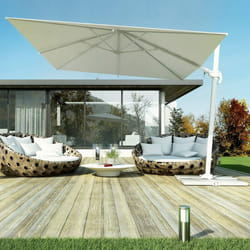 Fraschetti - ombrellone alumunio laterale premium white MT.3X3