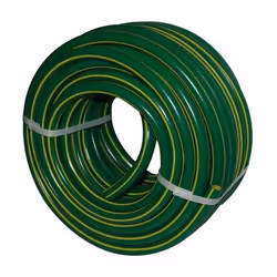 Tubo retinato 4 strati, interno giallo, intermedio nero antialga, magliatura, esterno verde coprente righe gialle, resistente ...