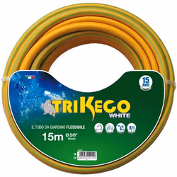 Tubo Irrigazione Magliato 4 Strati Trikeco White Ø 5/8" Lunghezza 25 Mt.
