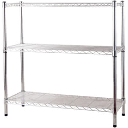 Scaffale con piedini Brixo manhattan 3 piani H.90CM